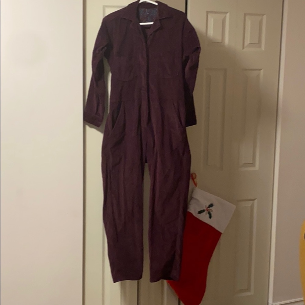 Purple Corduroy jumpsuit